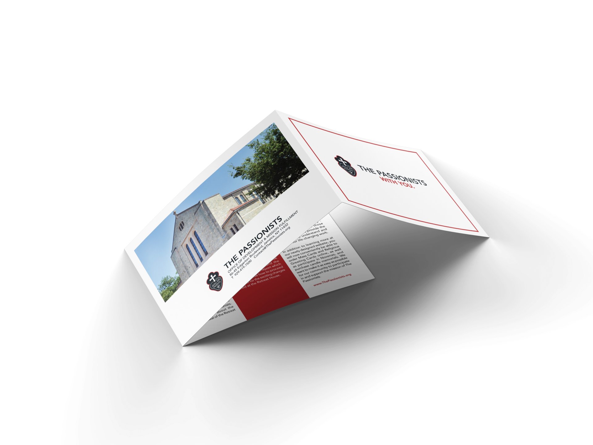 3 Fold Landscape Brochure Mockup